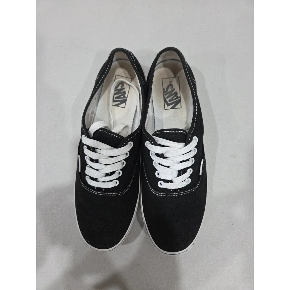 Vans Mens Era 721356 Black Casual Thin Sole Shoes Sneakers Size M 9 W 10.5